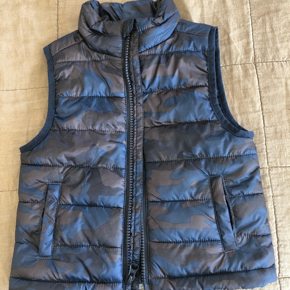 Joe Fresh baby camo puffer vest